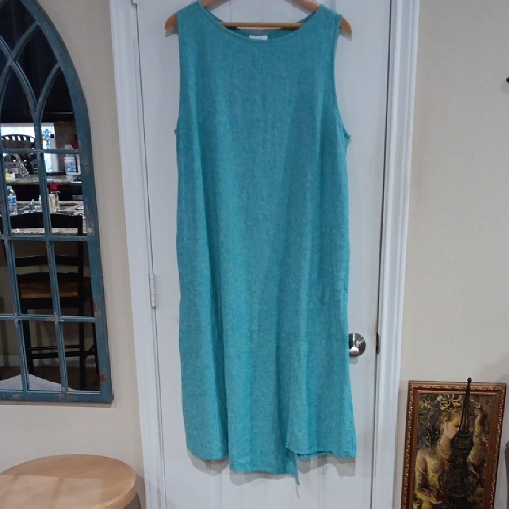 Pure Jill Linen & Rayon Asymmetric Dress from J.Jill